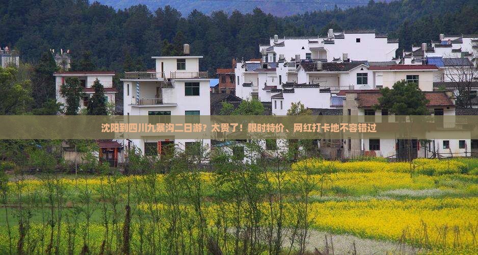 沈阳到四川九寨沟二日游？太贵了！限时特价、网红打卡地不容错过