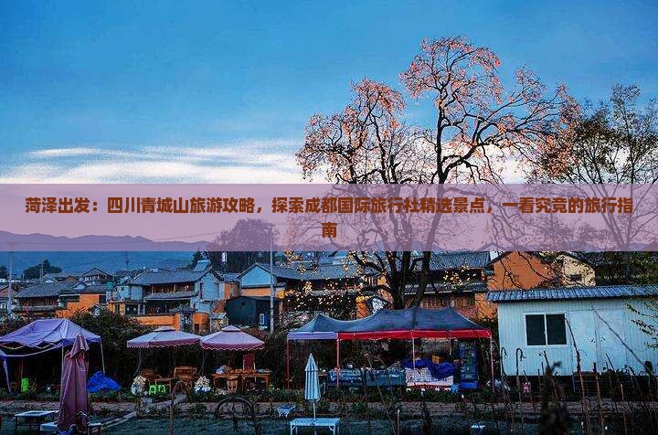 菏泽出发：四川青城山旅游攻略，探索成都国际旅行社精选景点，一看究竟的旅行指南