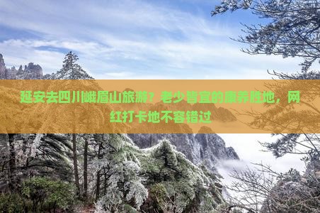 延安去四川峨眉山旅游？老少皆宜的康养胜地，网红打卡地不容错过