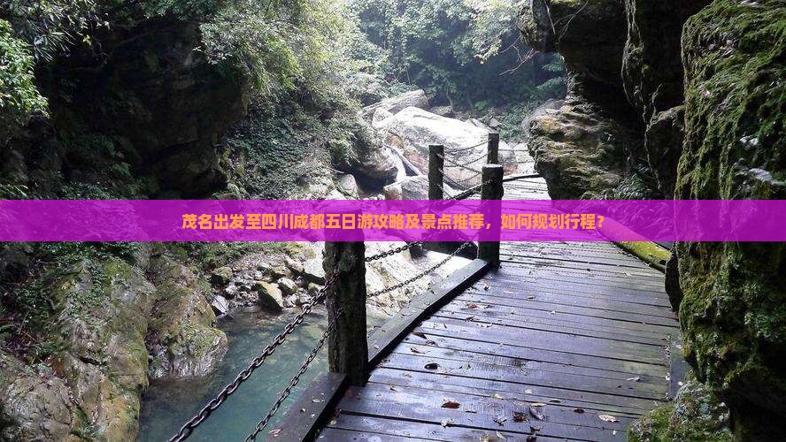 茂名出发至四川成都五日游攻略及景点推荐，如何规划行程？