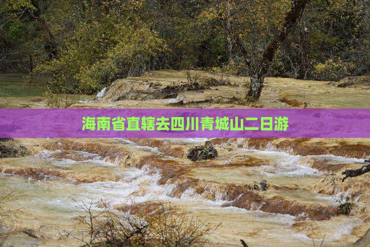 海南省直辖去四川青城山二日游
