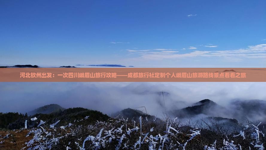河北钦州出发：一次四川峨眉山旅行攻略——成都旅行社定制个人峨眉山旅游路线景点看看之旅