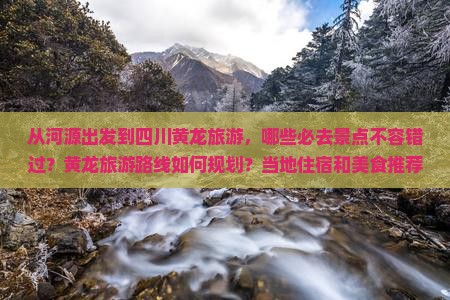 从河源出发到四川黄龙旅游，哪些必去景点不容错过？黄龙旅游路线如何规划？当地住宿和美食推荐是什么？