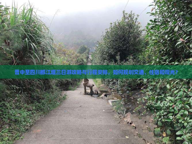 晋中至四川都江堰三日游攻略与行程安排，如何规划交通、住宿和观光？