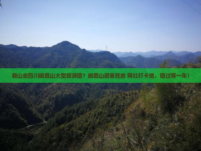 鞍山去四川峨眉山大型旅游团？峨眉山避暑胜地+网红打卡地，错过等一年！