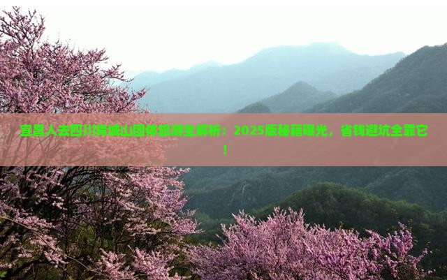 宜昌去四川青城山团体旅游
