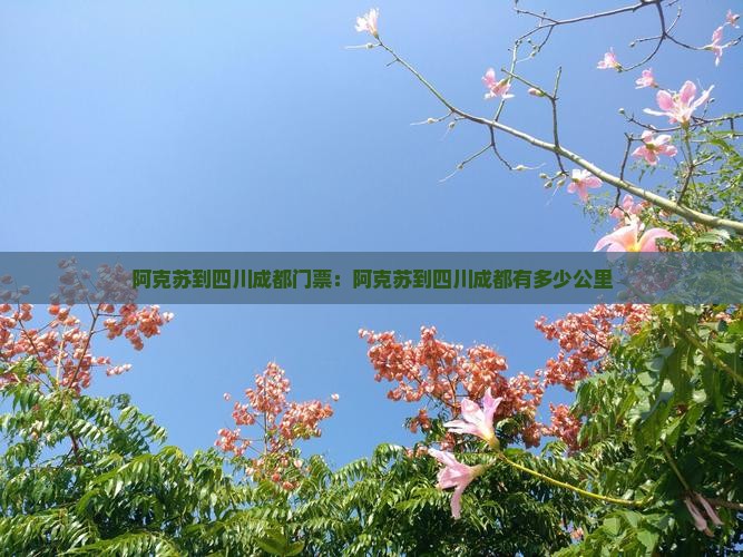 阿克苏到四川成都门票
