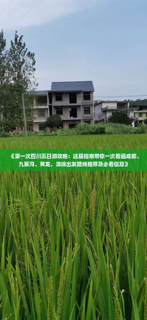《第一次四川五日游攻略：这篇指南带你一次看遍成都、九寨沟、黄龙，清徐出发路线推荐及必看信息》