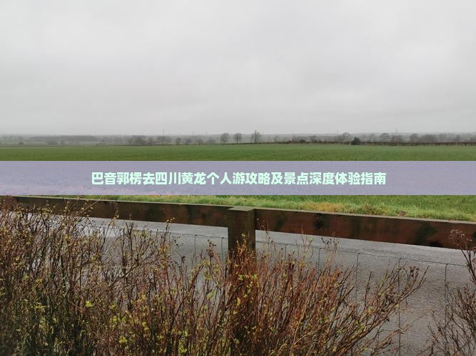 巴音郭楞去四川黄龙个人游攻略及景点深度体验指南
