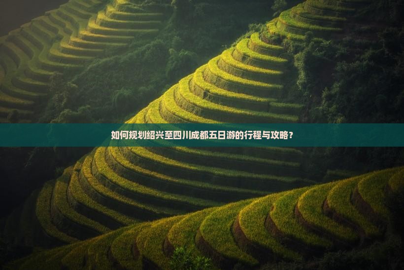 如何规划绍兴至四川成都五日游的行程与攻略？