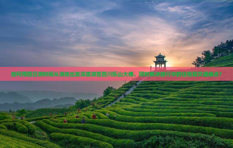 如何用四日游时间从清徐出发深度游览四川乐山大佛，同时解决旅行中的住宿和交通痛点？