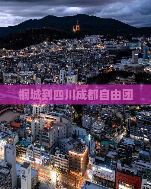 桐城到四川成都自由团