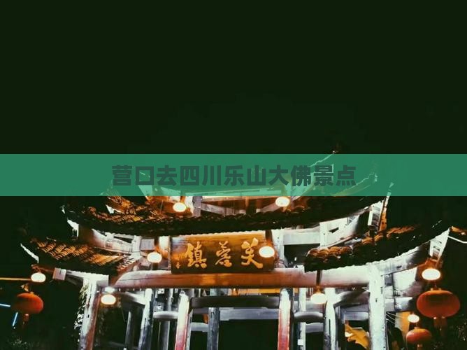 营口去四川乐山大佛景点
