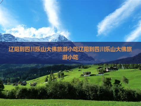 辽阳到四川乐山大佛旅游小吃