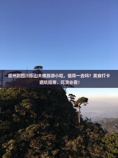 德州到四川乐山大佛旅游小吃