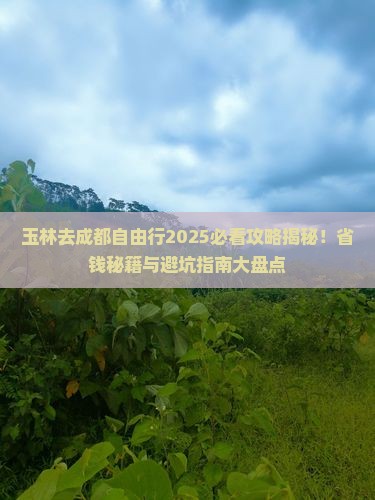 玉林去四川成都自由行