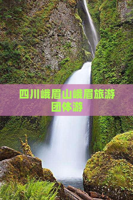 冬天去四川峨眉山团体旅游