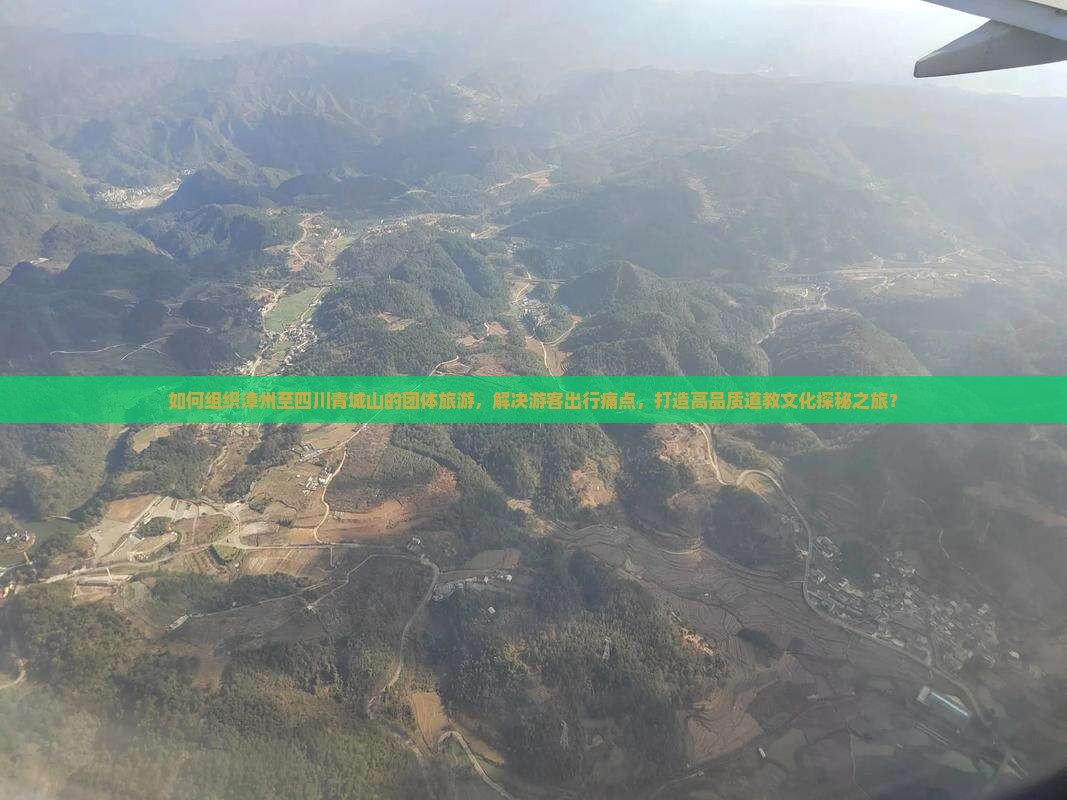 如何组织漳州至四川青城山的团体旅游，解决游客出行痛点，打造高品质道教文化探秘之旅？