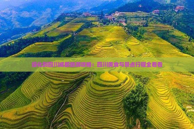 绥化到四川成都旅游攻略：四川美食与景点行程全看看