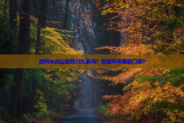 如何从白山去四川九寨沟？需要购买哪些门票？