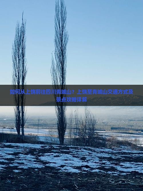 如何从上饶前往四川青城山？上饶至青城山交通方式及景点攻略详解