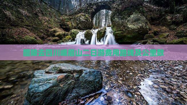 醴陵去四川峨眉山二日游费用路线及公里数