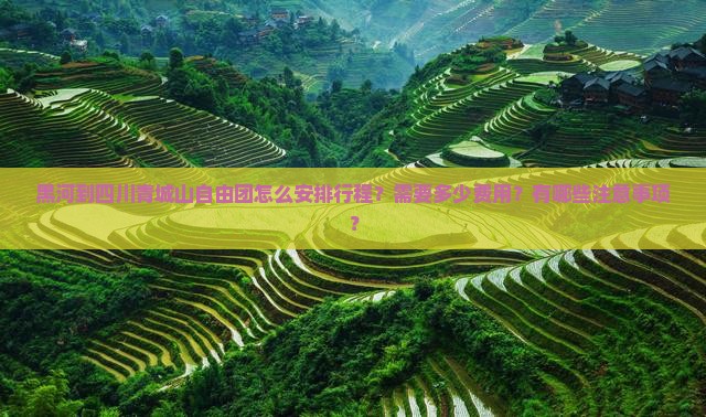 黑河到四川青城山自由团怎么安排行程？需要多少费用？有哪些注意事项？