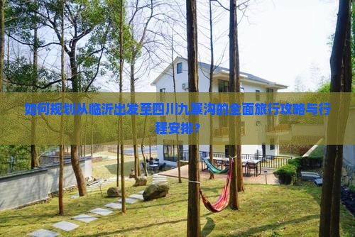 如何规划从临沂出发至四川九寨沟的全面旅行攻略与行程安排？