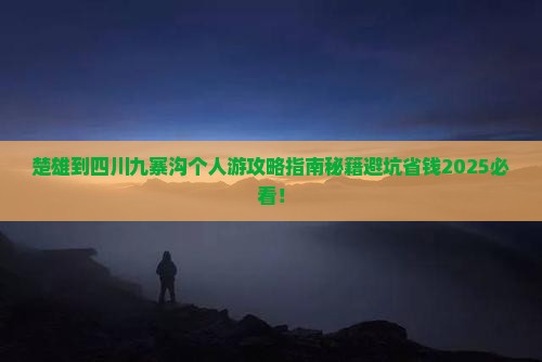 楚雄到四川九寨沟个人游