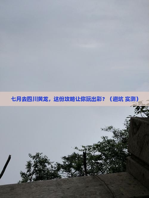 七月到四川黄龙旅行社