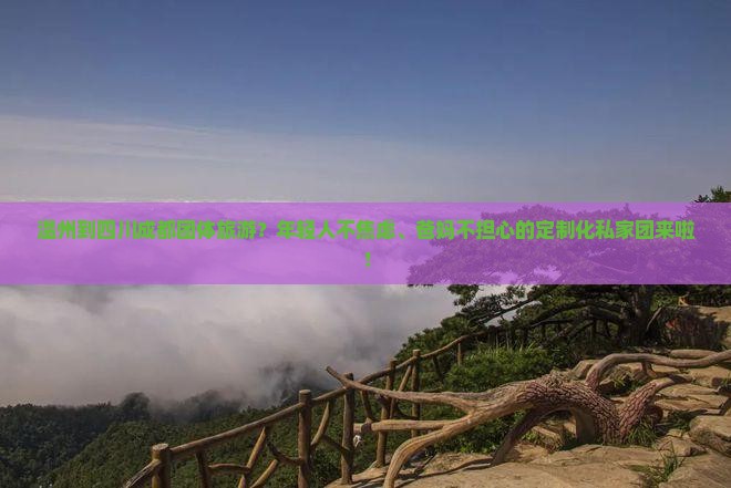 温州到四川成都团体旅游？年轻人不焦虑、爸妈不担心的定制化私家团来啦！