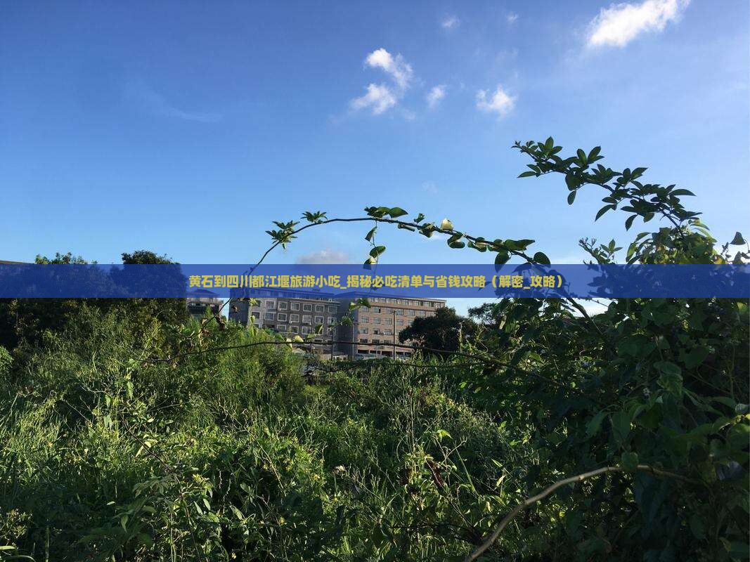 黄石到四川都江堰旅游小吃