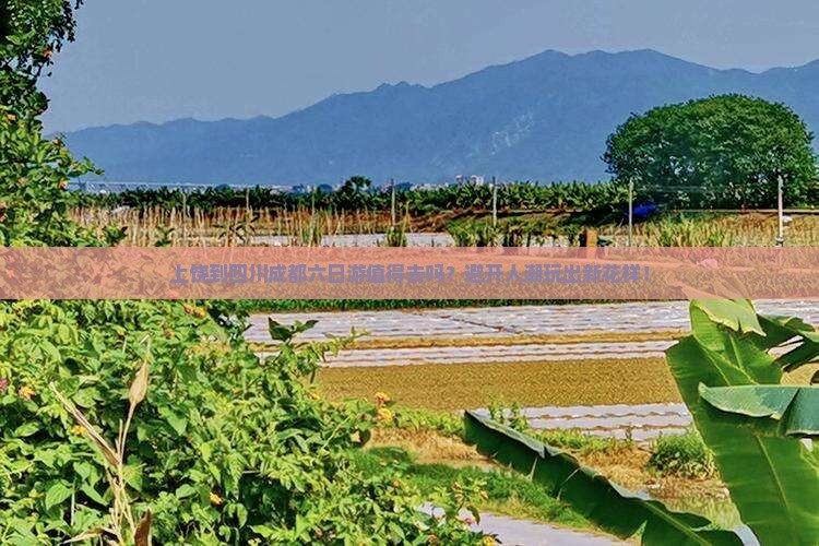 上饶到四川成都六日游