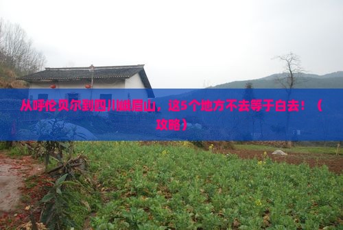 呼伦贝尔去四川峨眉山必去地