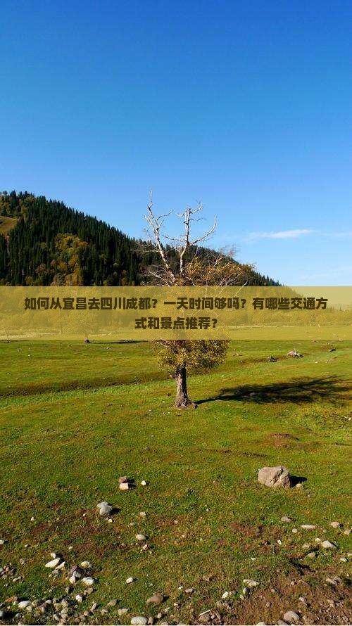 如何从宜昌去四川成都？一天时间够吗？有哪些交通方式和景点推荐？