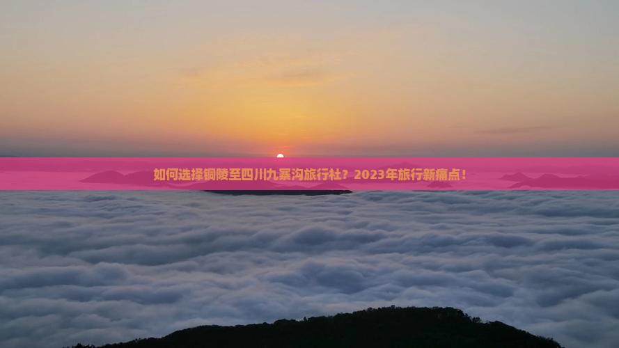如何选择铜陵至四川九寨沟旅行社？2023年旅行新痛点！