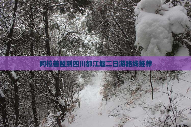 阿拉善盟到四川都江堰二日游路线推荐