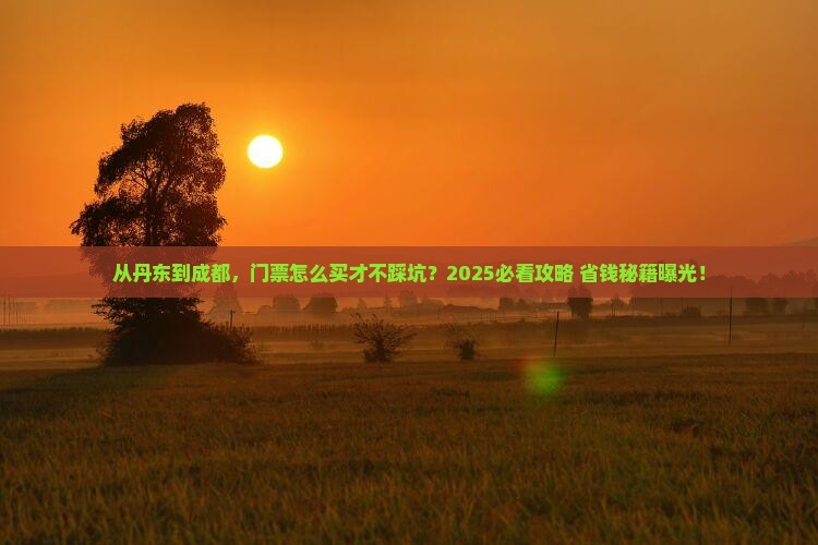 丹东去四川成都门票
