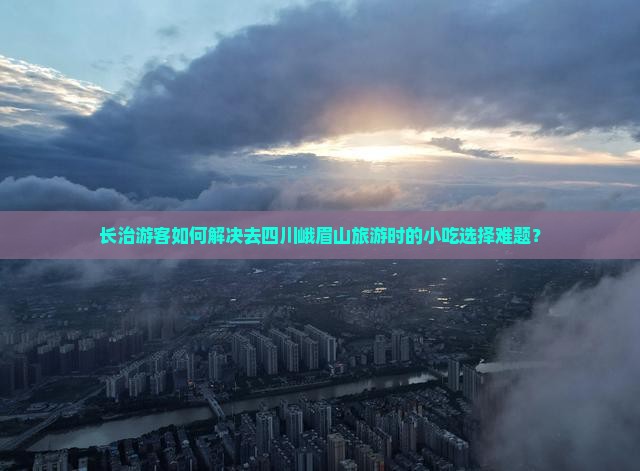 长治游客如何解决去四川峨眉山旅游时的小吃选择难题？