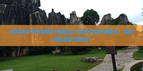 如何解决开封到四川青城山六日游中的行程痛点，实现高品质旅行体验？