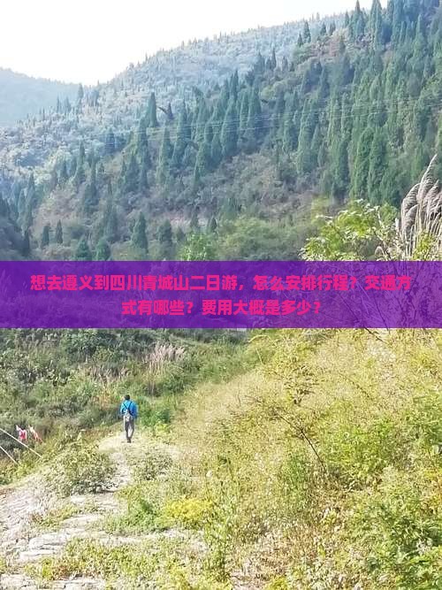 想去遵义到四川青城山二日游，怎么安排行程？交通方式有哪些？费用大概是多少？