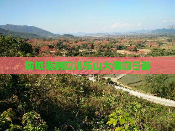 防城港到四川乐山大佛四日游