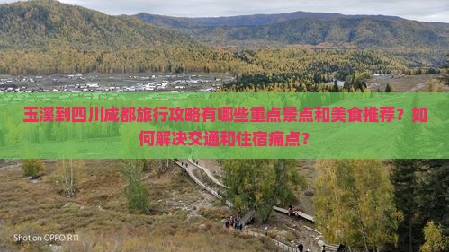 玉溪到四川成都旅行攻略有哪些重点景点和美食推荐？如何解决交通和住宿痛点？