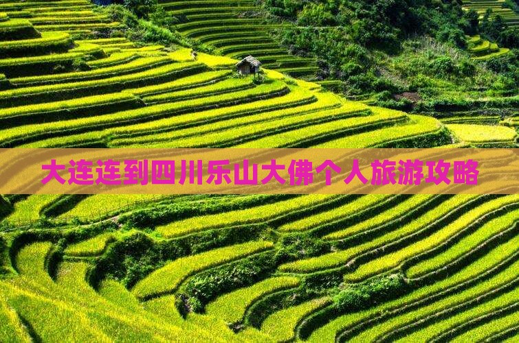 大连连到四川乐山大佛个人旅游攻略