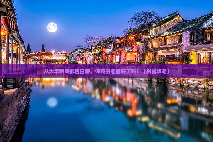 大丰到四川成都四日游