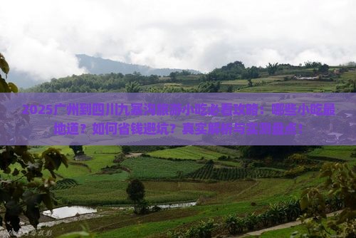 广州到四川九寨沟旅游小吃
