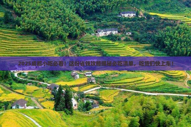二月到四川成都旅游小吃