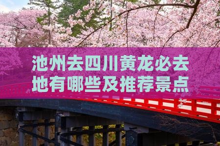池州去四川黄龙必去地 池州去四川黄龙必去地