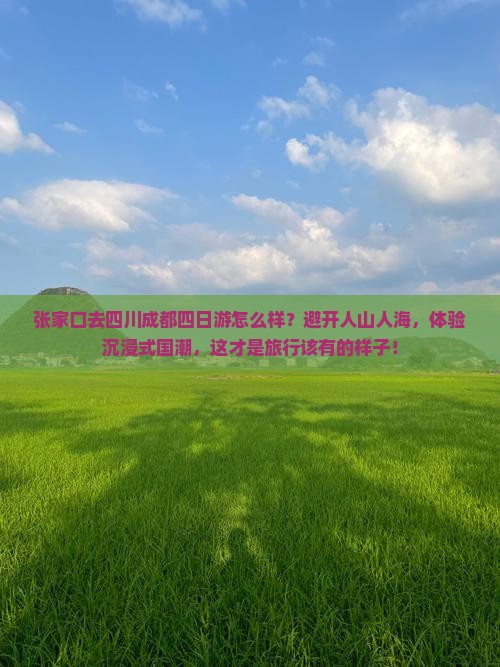 张家口去四川成都四日游