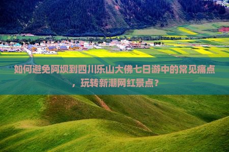 如何避免阿坝到四川乐山大佛七日游中的常见痛点，玩转新潮网红景点？